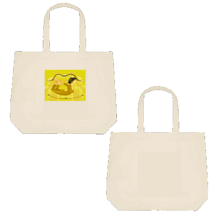 bow pose tote